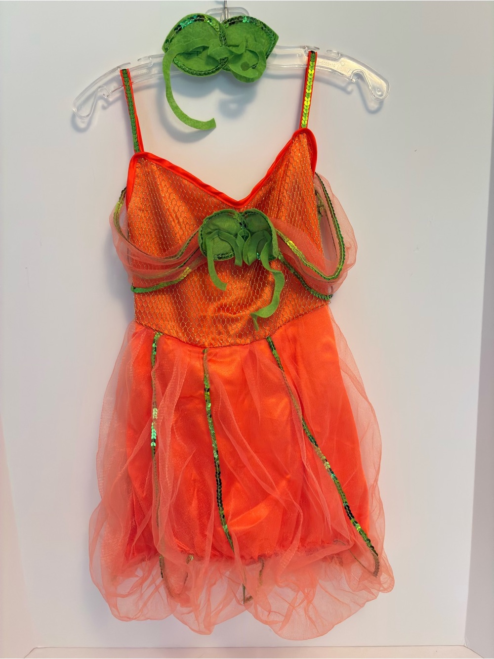 Rubie's Girl's Pumpkin Princess Light-Up Skirt Costume Size Small